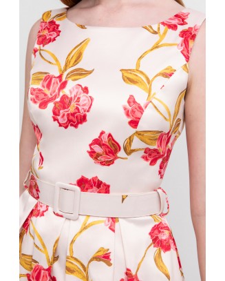 LS floral duchess dress 12145 2