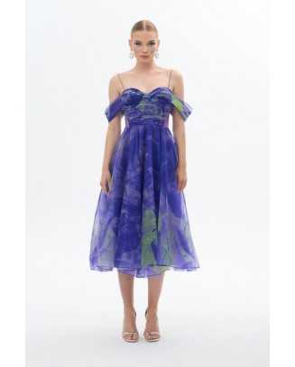 Valerie Printed Organza...